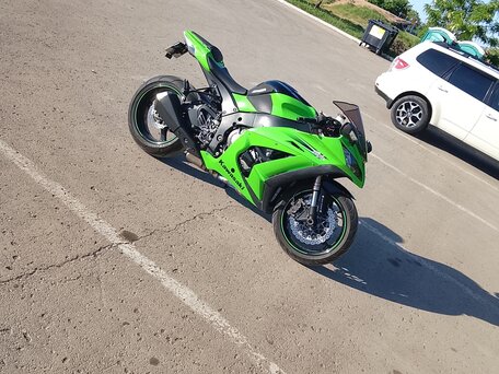 2011 Kawasaki ZX-10R Ninja, зелёный, 850000 рублей, вид 1