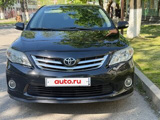 2011 Toyota Corolla X (E140, E150) Рестайлинг, чёрный, 870000 рублей, вид 2