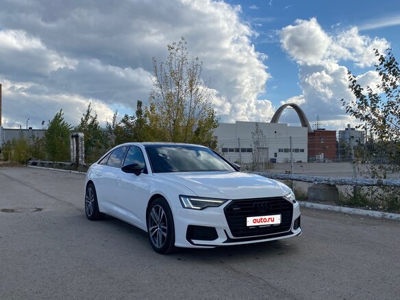 2021 Audi A6 45 TFSI V (C8), белый, 3990000 рублей - вид 6