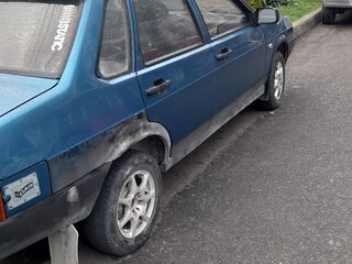 1997 Lada (ВАЗ) 21099, синий, 125000 рублей, вид 3