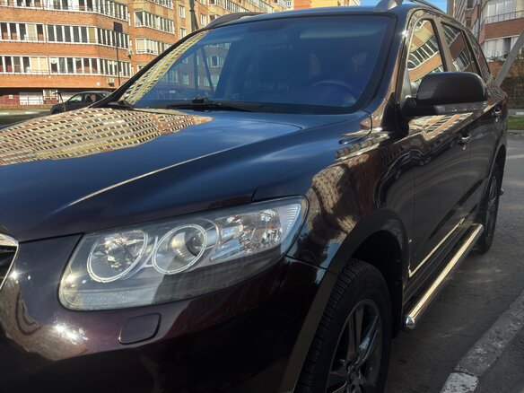 2011 Hyundai Santa Fe II Рестайлинг, пурпурный, 1750000 рублей - вид 13
