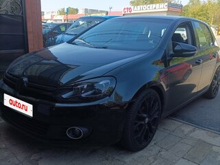 2012 Volkswagen Golf VI, чёрный, 820000 рублей, вид 3
