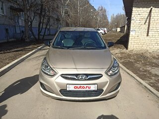 2012 Hyundai Solaris I, бежевый, 720000 рублей, вид 1