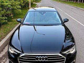 2021 Audi A6 45 TFSI V (C8), чёрный, 4350000 рублей, вид 3