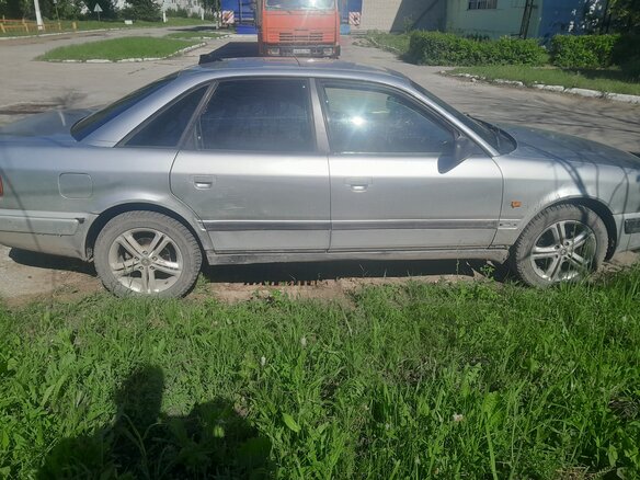 1992 Audi 100 IV (C4), серебристый, 150000 рублей - вид 2