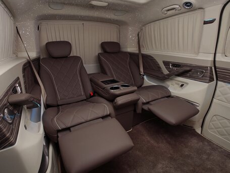 2025 Mercedes-Benz V-Класс Long 300 d длинный III (W447) Рестайлинг 2, чёрный, 32800000 рублей, вид 4