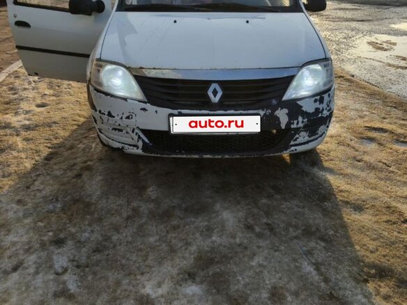 2011 Renault Logan I Рестайлинг, белый, 210000 рублей