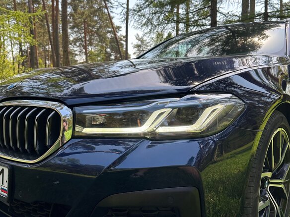 2021 BMW 5 серии 540d xDrive VII (G30/G31/G38) Рестайлинг, синий - вид 13