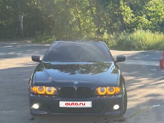 2001 BMW 5 серии 525i IV (E39) Рестайлинг, синий, 750000 рублей, вид 2