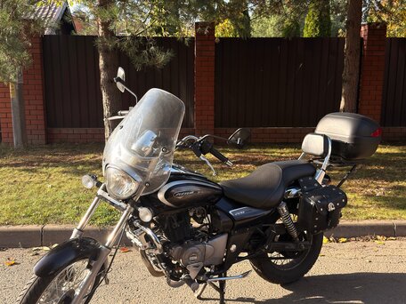2019 Bajaj Avenger, чёрный, 179000 рублей, вид 2