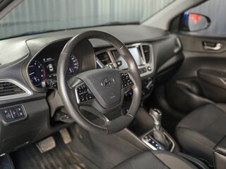 2021 Hyundai Solaris II Рестайлинг, синий, 1720000 рублей, вид 5