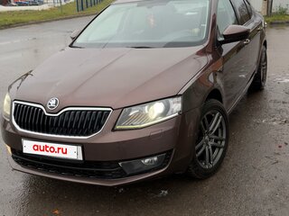 2014 Skoda Octavia III (A7), коричневый, 1350000 рублей, вид 2