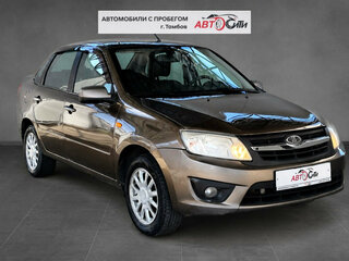 2013 Lada (ВАЗ) Granta I, коричневый, 390000 рублей, вид 4