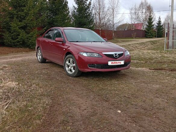 2005 Mazda 6 I (GG) Рестайлинг, красный, 375000 рублей - вид 3