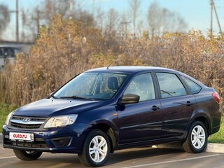 2016 Lada (ВАЗ) Granta I, синий, 490000 рублей, вид 2