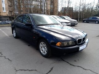 2001 BMW 5 серии 520i IV (E39) Рестайлинг, синий, 950000 рублей, вид 2