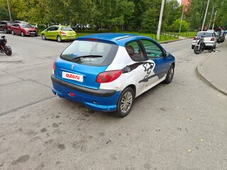 2007 Peugeot 206, синий, 150000 рублей, вид 4