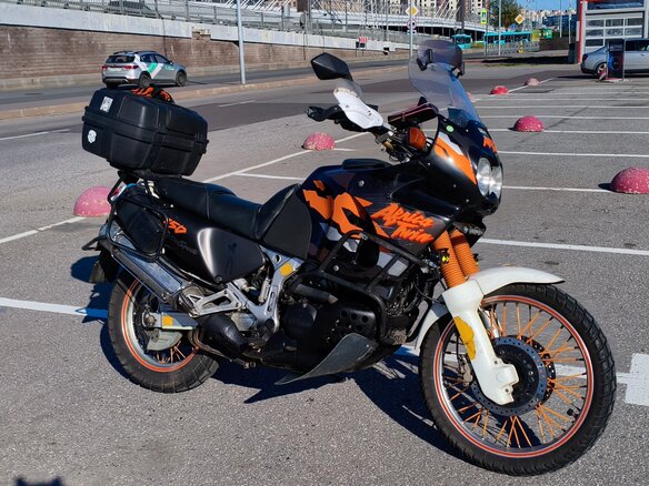 1996 Honda XRV 750 Africa Twin, чёрный, 525000 рублей - вид 6