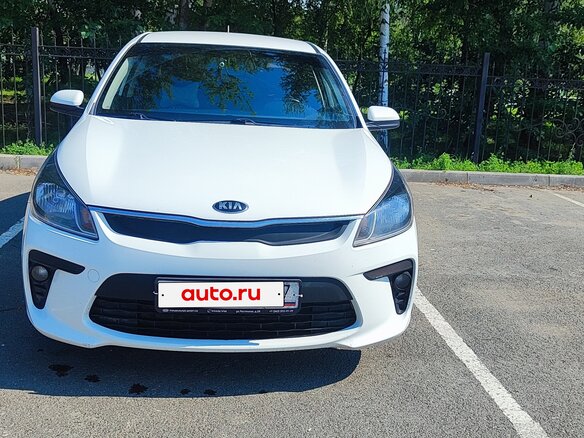 2018 Kia Rio IV, белый, 1280000 рублей