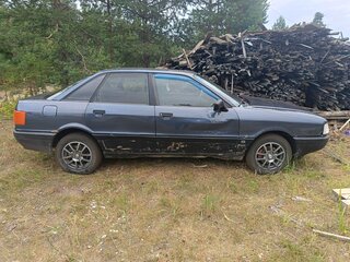 1990 Audi 80 IV (B3), синий, 140000 рублей, вид 3
