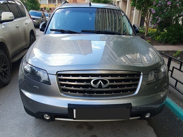 2007 Infiniti FX35 I (S50) Рестайлинг, серый, 1250000 рублей - вид 1