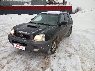 2001 Hyundai Santa Fe I, чёрный, 350000 рублей, вид 3