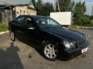 2002 Mercedes-Benz C-Класс 200 II (W203), чёрный, 634000 рублей, вид 3