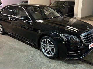 2017 Mercedes-Benz S-Класс 560 Long VI (W222, C217) Рестайлинг, чёрный, 6000000 рублей, вид 1