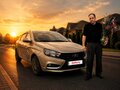 2018 Lada (ВАЗ) Vesta I, бежевый, 900000 рублей