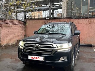 2020 Toyota Land Cruiser 200 Series Рестайлинг 2, чёрный, 8900000 рублей, вид 4