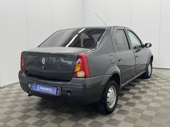 2007 Renault Logan I, серый, 249000 рублей - вид 4