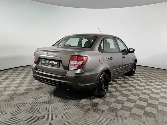 2019 Lada (ВАЗ) Granta I Рестайлинг, коричневый, 480000 рублей - вид 4