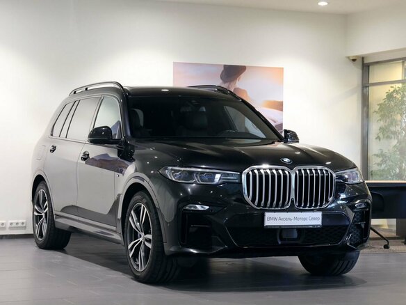 2022 BMW X7 30d I (G07), чёрный, 9900000 рублей - вид 2