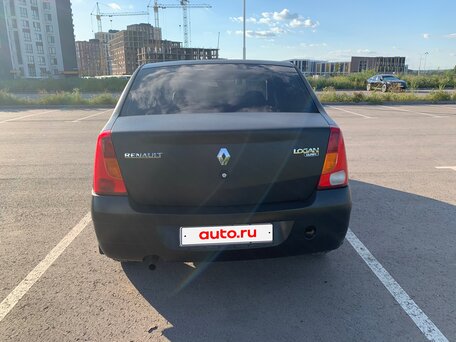 2007 Renault Logan I, чёрный, 450000 рублей, вид 3
