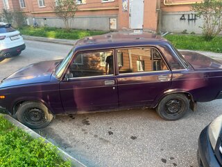 2001 Lada (ВАЗ) 2107, фиолетовый, 130000 рублей, вид 5