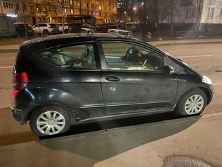 2007 Mercedes-Benz A-Класс 170 II (W169), чёрный, 500000 рублей, вид 4