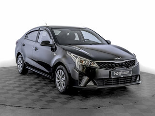 2022 Kia Rio IV Рестайлинг, чёрный, 1350000 рублей, вид 3