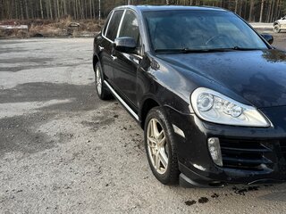 2008 Porsche Cayenne I Рестайлинг (957), чёрный, 1150000 рублей, вид 2