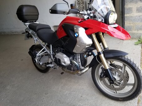 2010 BMW R 1200 GS, красный, 760000 рублей, вид 3