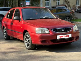 2005 Hyundai Accent ТагАЗ II, красный, 325000 рублей, вид 3