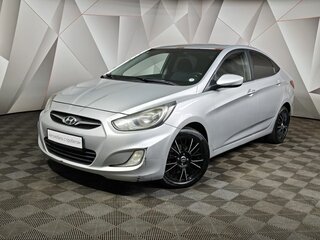 2012 Hyundai Solaris I, серебристый, 575000 рублей, вид 1
