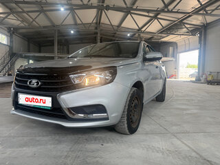 2017 Lada (ВАЗ) Vesta I, серебристый, 580000 рублей, вид 4