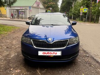 2018 Skoda Rapid I Рестайлинг, синий, 720000 рублей, вид 2