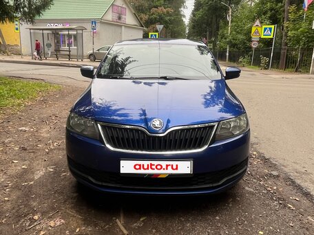 2018 Skoda Rapid I Рестайлинг, синий, вид 2
