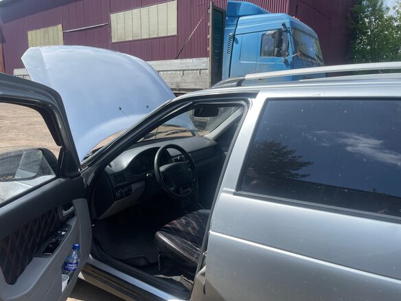2012 Lada (ВАЗ) Priora I, серый, 170000 рублей - вид 6