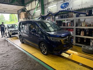 2020 Honda Stepwgn Spada V Рестайлинг, синий, 2340000 рублей, вид 3