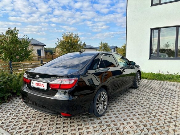 2017 Toyota Camry US Market VII (XV50) Рестайлинг, чёрный, 2300000 рублей - вид 4