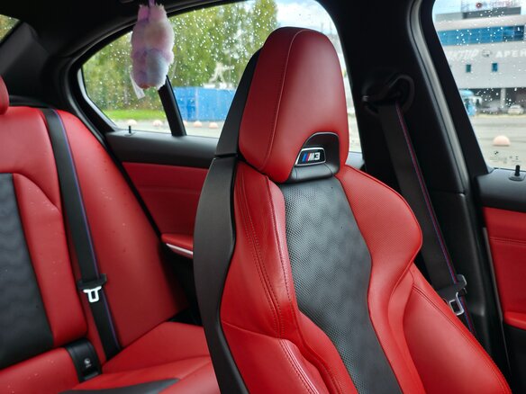2022 BMW M3 Competition Package VI (G80), розовый, 7750000 рублей - вид 18