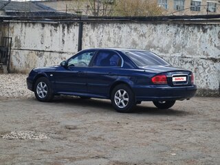 2007 Hyundai Sonata ТагАЗ IV (EF) Рестайлинг, синий, 645000 рублей, вид 1