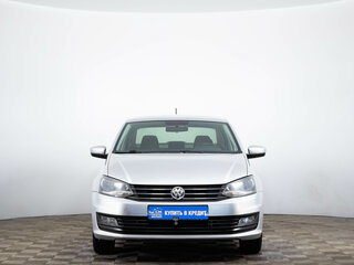 2017 Volkswagen Polo V Рестайлинг, серебристый, 1149000 рублей, вид 2